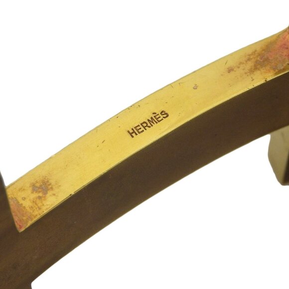 HERMES Black Leather Belt - Picture 8 of 8